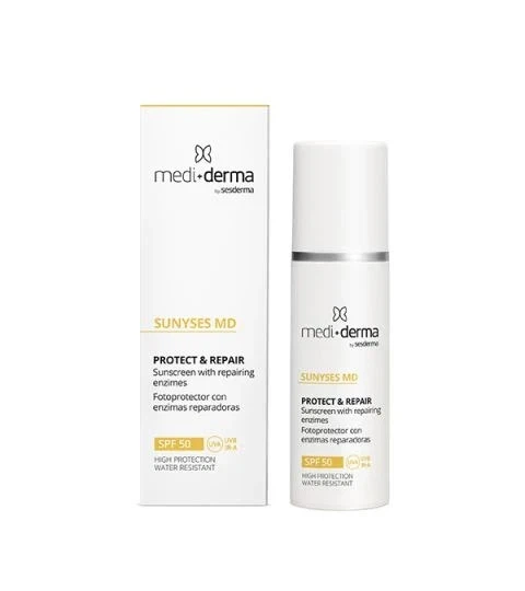 Сонцезахисний крем-гель Mediderma Gel Cream With Reparing Enzymes SPF 50 30ml - Фото 1 Сонцезахисний крем-гель Mediderma Gel Cream With Reparing Enzymes SPF 50 30ml - зображення 1