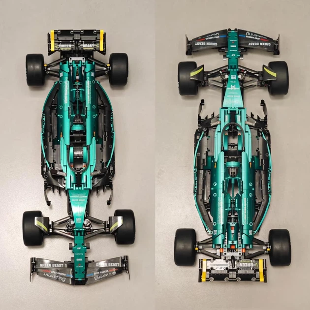 Конструктор Technic Aston Martin AMR25 F1 1:8 - 1912 елементів, болід Формули-1 2025, 65 см - Фото 10 Конструктор Technic Aston Martin AMR25 F1 1:8 - 1912 елементів, болід Формули-1 2025, 65 см - зображення 10