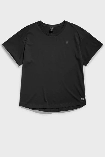 Жіноча чорна футболка Rolled up sl BF rrt wmn G-Star RAW XS D24524,4107 - зображення 4