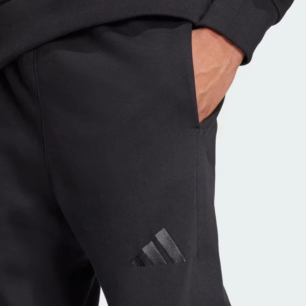 Спортивні флісові штани чоловічі Adidas ALL SZN JSH58 L Чорні - Фото 2 Спортивні флісові штани чоловічі Adidas ALL SZN JSH58 L Чорні - зображення 2