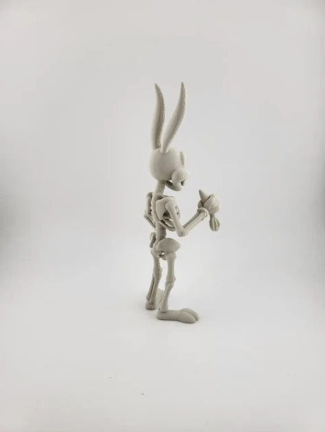 Колекційна фігурка скелет кролика Bugs Bunny. Aivory - Фото 2 Колекційна фігурка скелет кролика Bugs Bunny. Aivory - зображення 2
