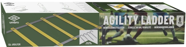 Drabinka koordynacyjna Umbro ze śledziami do mocowania 400 cm (8711252268675) - obraz 2