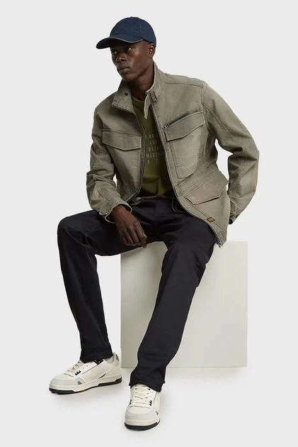 Чоловіча сера джинсова куртка Rovic slim field G-Star RAW L D26117,E172 - Фото 4 Чоловіча сера джинсова куртка Rovic slim field G-Star RAW L D26117,E172 - зображення 4