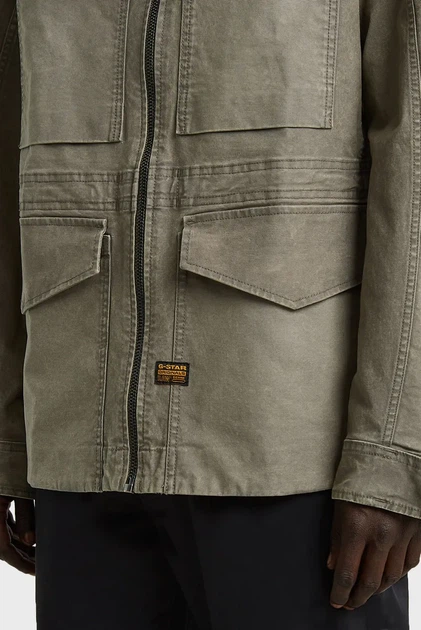 Чоловіча сера джинсова куртка Rovic slim field G-Star RAW L D26117,E172 - Фото 5 Чоловіча сера джинсова куртка Rovic slim field G-Star RAW L D26117,E172 - зображення 5