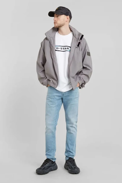 Чоловіча сіра вітровка LW expedition sporty jkt G-Star RAW L D25382,D712 - Фото 2 Чоловіча сіра вітровка LW expedition sporty jkt G-Star RAW L D25382,D712 - зображення 2
