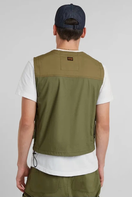 Чоловічий зелений жилет P-35T G-Star RAW M D24287,D387 - изображение 3