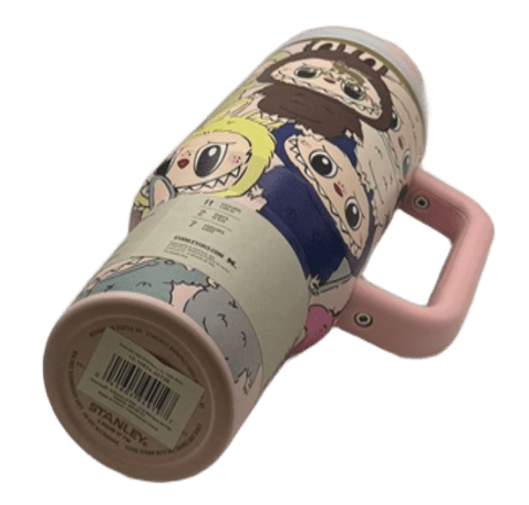 Термос термокружка Stanley Quencher H2.0 Tumbler из нержавеющей стали 1,18 л Labubu Cup Premium Look KT8005202 - изображение 5