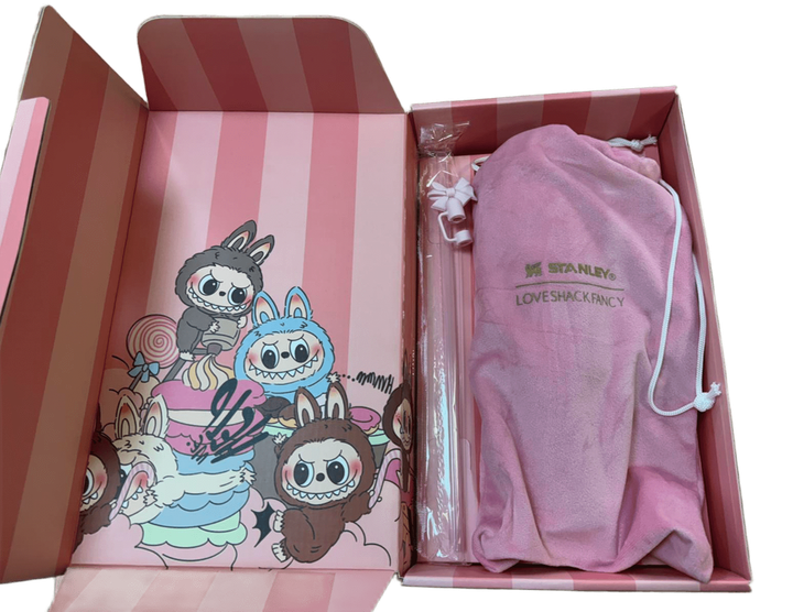 Термос термочашка Stanley Quencher H2.0 Tumbler з нержавіючої сталі 1,18 л Labubu Pink KT8005201 - зображення 2