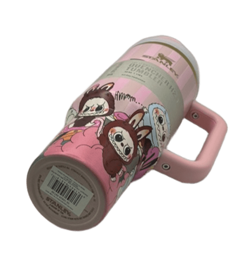 Термос термочашка Stanley Quencher H2.0 Tumbler з нержавіючої сталі 1,18 л Labubu Pink KT8005201 - зображення 4