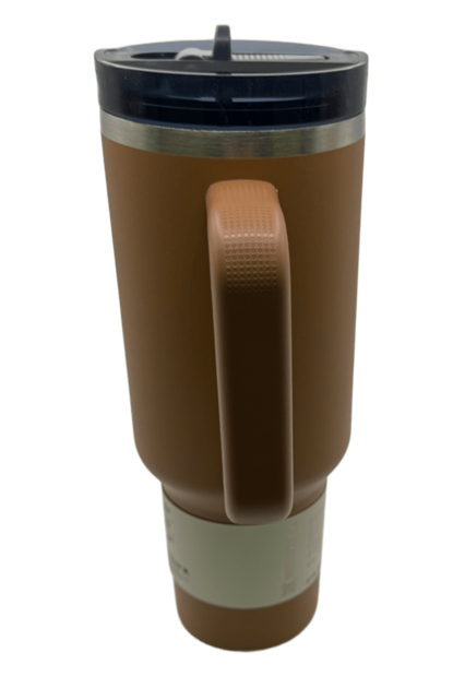 Термос термочашка Stanley Quencher ProTour Flip Straw Tumbler з нержавіючої сталі Caramel Brown 1,18 л KT7001976 - зображення 7