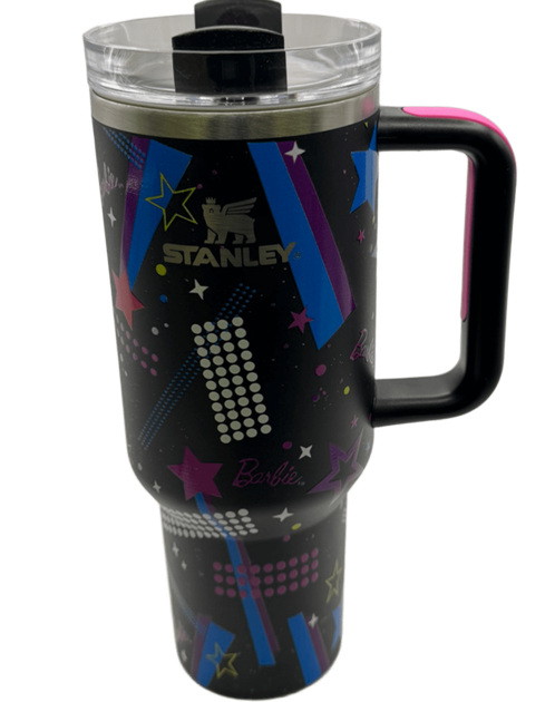 Термос термокружка Stanley Quencher H2.0 Tumbler из нержавеющей стали 1,18 л Rockstar Neon Black KT7001983 - изображение 7