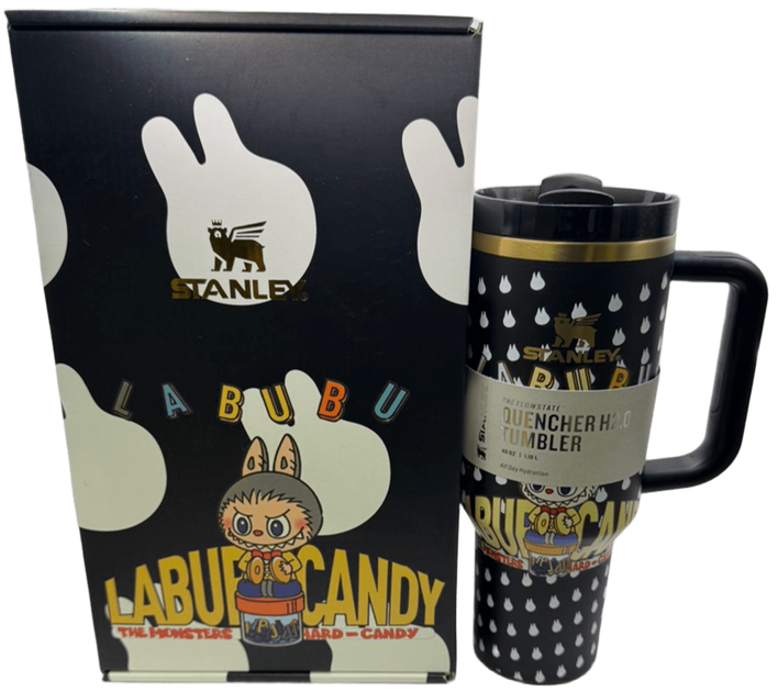 Термос термокружка Stanley Quencher H2.0 Tumbler из нержавеющей стали 1,18 л Labubu Hard Candy KT8005204 - изображение 8