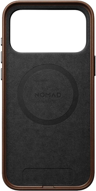 Etui Nomad Traditional Leather Case Magsafe na iPhone 17 Pro Max Brązowe (856504011901) - obraz 3