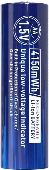 Акумулятор XTAR Li-ion R06/AA 1.5 V / 2500 mAh із захистом 4 шт (6977699220023) - зображення 4