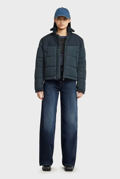Жіноча темно-синя куртка у смужку Expedition G-Star RAW XS D26958,E084 - зображення 2