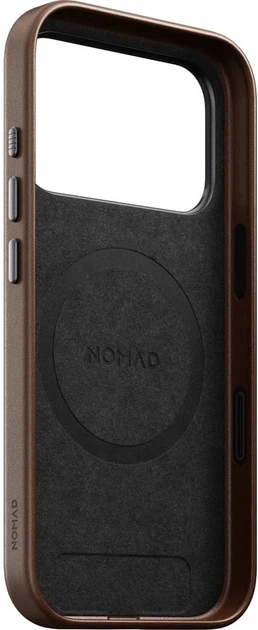 Etui Nomad Traditional Leather Case Magsafe na iPhone 17 Pro Brązowe (856504011949) - obraz 2