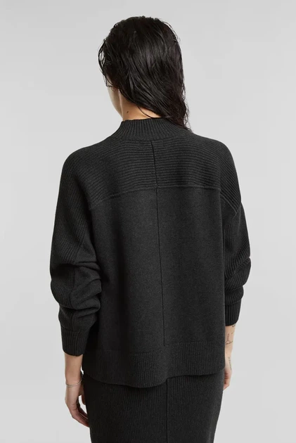 Жіночий темно-сірий светр Boxy mock jumper wmn G-Star RAW XS D25218,D771 - изображение 3