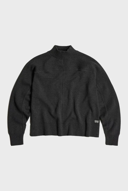 Жіночий темно-сірий светр Boxy mock jumper wmn G-Star RAW XS D25218,D771 - изображение 5