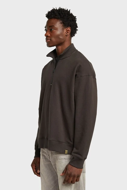 Чоловіча темно-коричнева спортивна кофта Essential loose G-Star L D27085,D395 - изображение 4