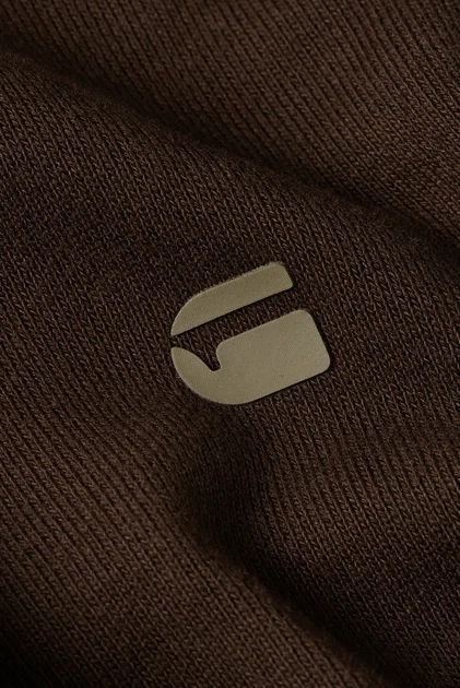 Чоловіча темно-коричнева спортивна кофта Rovic G-Star RAW M D27078,E209 - зображення 6