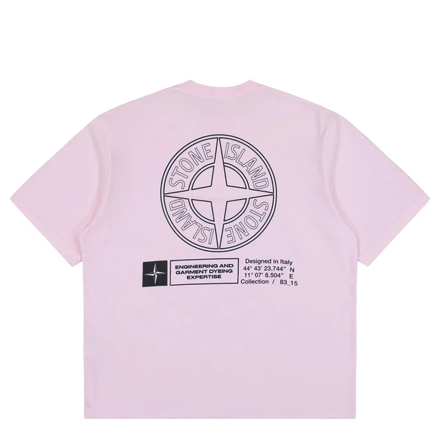 Футболка Stone Island Industrial Print Pink K2S152100037-S0241-V0080 M - Фото 2 Футболка Stone Island Industrial Print Pink K2S152100037-S0241-V0080 M - изображение 2