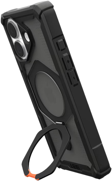 Панель Urban Armor Gear Plasma XTE MagSafe для Apple iPhone 17 Black/Orange (840283922459) - зображення 2
