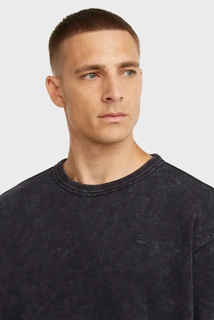 Чоловічий темно-сірий світшот Washed G-Star RAW L D27082,D575 - зображення 5