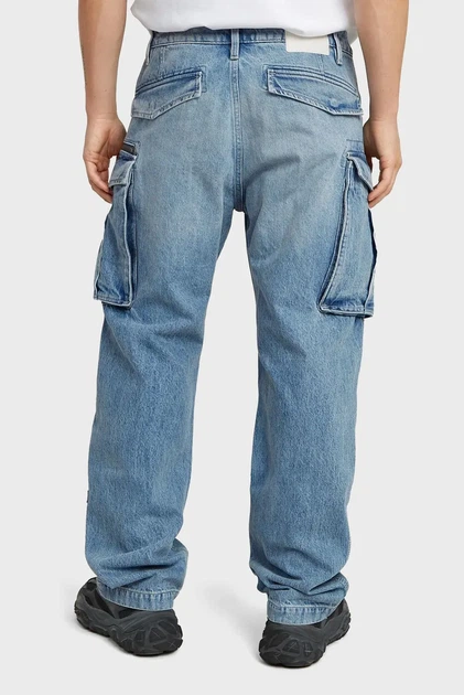Чоловічі блакитні джинси Rovic 3D G-Star RAW 32-32 D26149,D788 - зображення 3