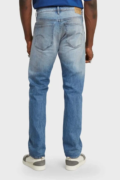 Чоловічі блакитні джинси Mosa Straight G-Star RAW 31-32 D23692,D936 - зображення 3