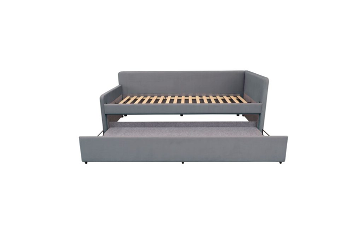 Кровать угловая Leo 90 Grey R - Фото 3 Кровать угловая Leo 90 Grey R - изображение 3