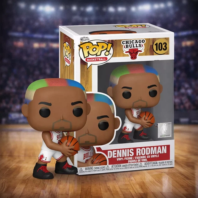 Фігурка Funko POP! NBA Chicago Bulls Денніс Родман (55216) - зображення 5