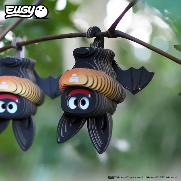 Сборная 3D модель Eugy Зоопарк Летучая мышь (XEG-093) - изображение 6