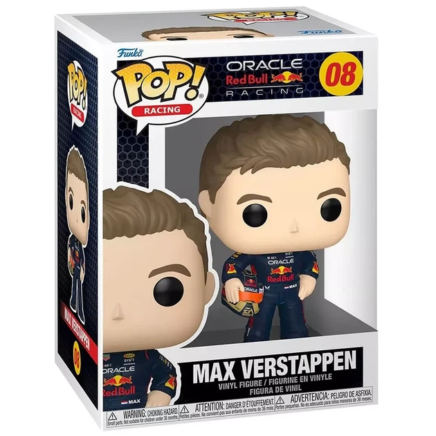 Фигурка Funko POP! Формула-1 Макс Ферстаппен со шлемом (80580) - Фото 1 Фигурка Funko POP! Формула-1 Макс Ферстаппен со шлемом (80580) - изображение 1