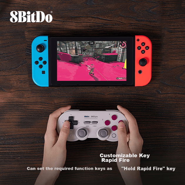 8BitDo SN30 Pro Ігровий контролер Switch2 Бездротовий NS2 Джойстик із ефектом Холла Bluetooth Мультиплатформний ПК Комп'ютер Steam для Mario Kart 8, Zelda: Breath of The Wild, Pokemon Legends: Arceus - зображення 5