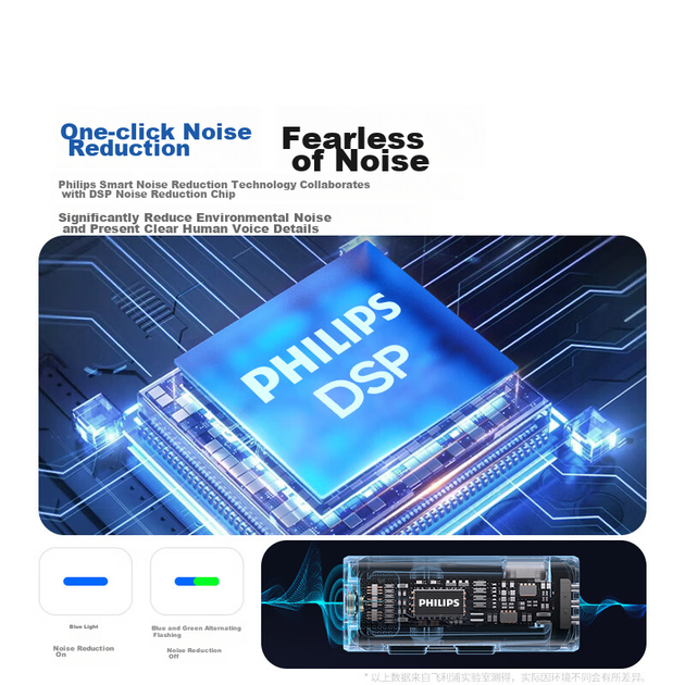Микрофон PHILIPS петличный беспроводной с аудиокартой для прямых трансляций, DLM3545C - изображение 3