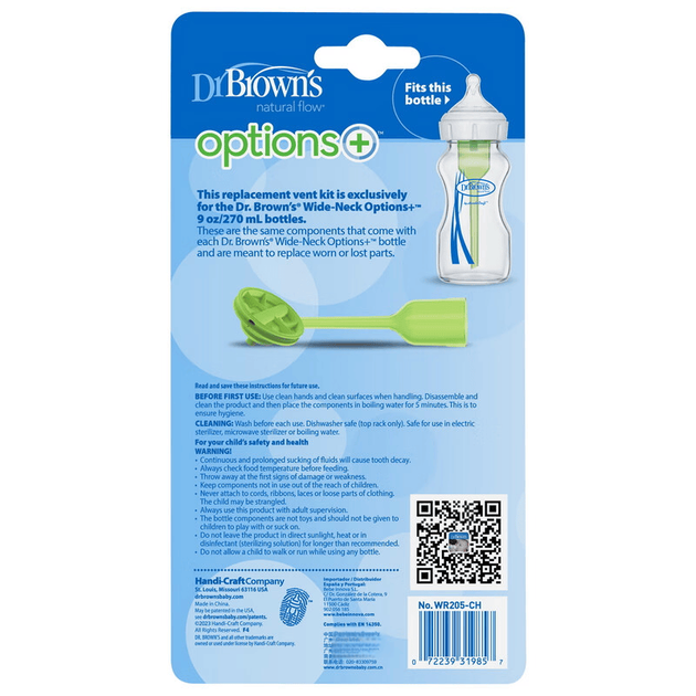 Аксессуары для бутылочек Dr. Brown's Love's Plus 270 мл (WR204-CH/WR205-CH) - изображение 5