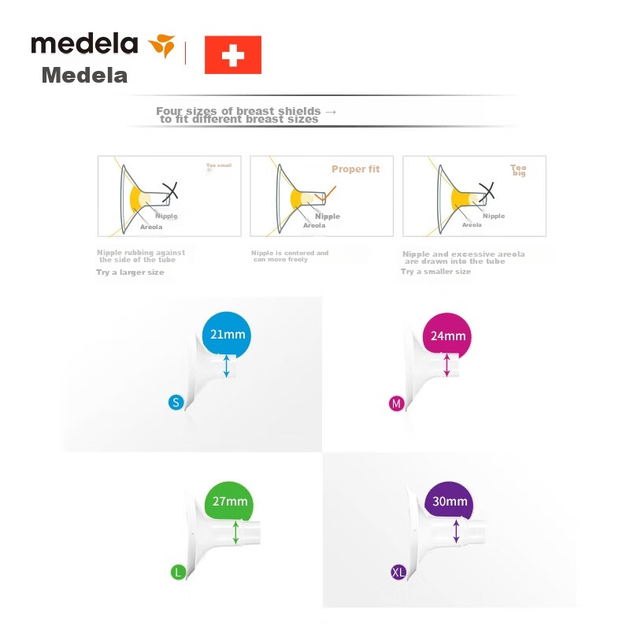 Электрический молокоотсос Medela, модернизированная накладка Shuyue Multi-Select, аксессуары для сбора грудного молока, 21 мм*2 - Фото 5 Электрический молокоотсос Medela, модернизированная накладка Shuyue Multi-Select, аксессуары для сбора грудного молока, 21 мм*2 - изображение 5