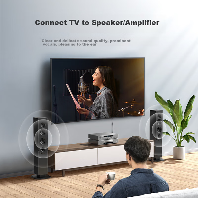 Кабель коаксіальний UGREEN 40299 RCA цифровий SPDIF 75 Ом, 3 м - зображення 5