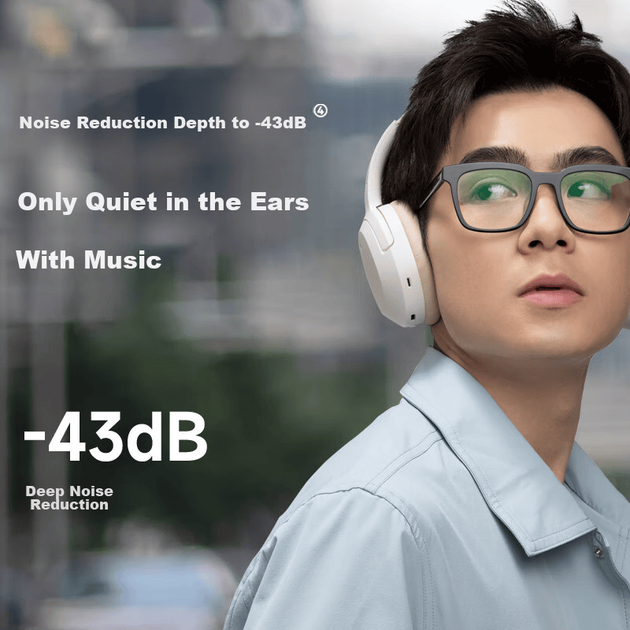 Навушники Edifier W820NB Bluetooth Cloud White - Фото 4 Навушники Edifier W820NB Bluetooth Cloud White - зображення 4