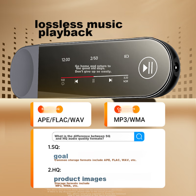 Музичний плеєр FAMUE PA05 64 ГБ MP3, MP4 Bluetooth-пристрій для прослуховування та повторення, портативний плеєр англійської мови, запис та спорт, пряме завантаження у стилі USB-флеш-накопичувача, порт USB-C - Фото 3 Музичний плеєр FAMUE PA05 64 ГБ MP3, MP4 Bluetooth-пристрій для прослуховування та повторення, портативний плеєр англійської мови, запис та спорт, пряме завантаження у стилі USB-флеш-накопичувача, порт USB-C - зображення 3