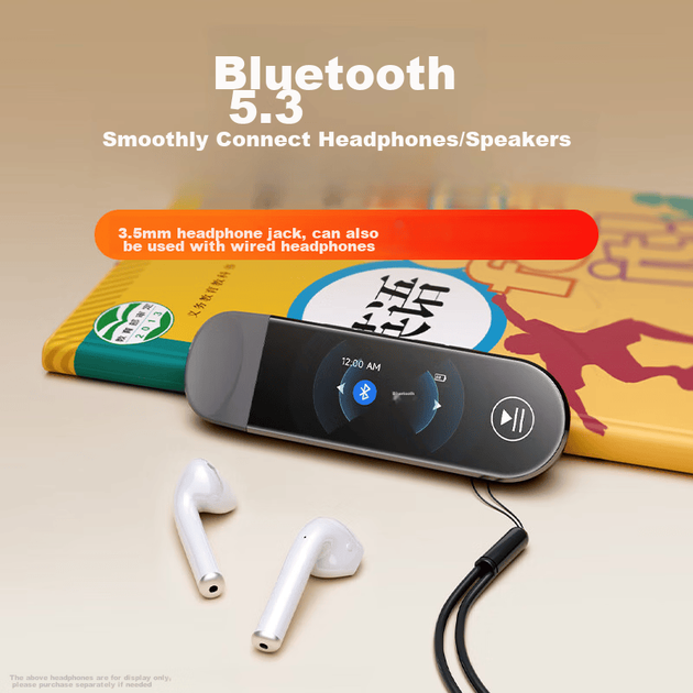 Музичний плеєр FAMUE PA05 64 ГБ MP3, MP4 Bluetooth-пристрій для прослуховування та повторення, портативний плеєр англійської мови, запис та спорт, пряме завантаження у стилі USB-флеш-накопичувача, порт USB-C - Фото 1 Музичний плеєр FAMUE PA05 64 ГБ MP3, MP4 Bluetooth-пристрій для прослуховування та повторення, портативний плеєр англійської мови, запис та спорт, пряме завантаження у стилі USB-флеш-накопичувача, порт USB-C - зображення 1