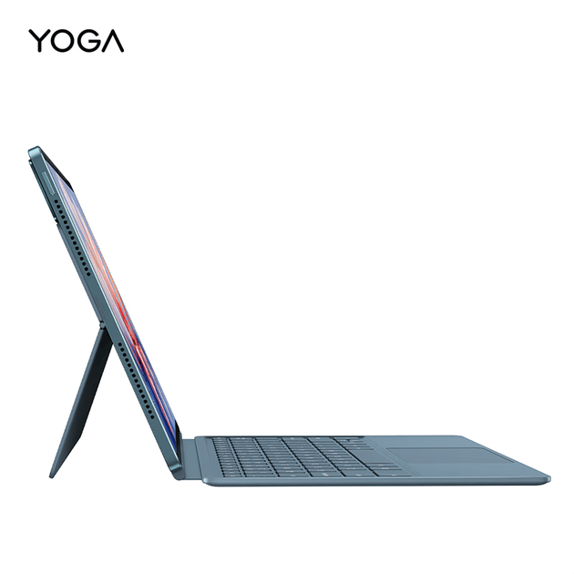 Магнітна клавіатура та підставка Lenovo YOGA Pad Pro, зручна та міцна, кріплення одним дотиком, регулювання під різними кутами, багатофункціональні клавіші, кілька комбінацій швидких клавіш, колір Misty Blue - изображение 5