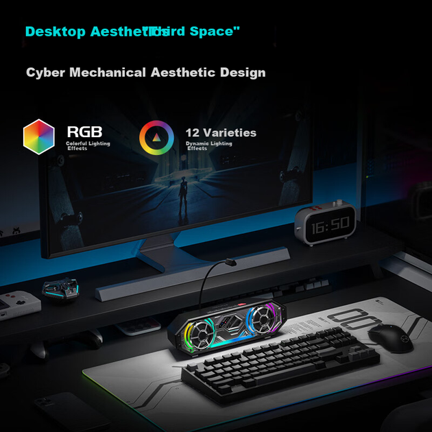 Портативна колонка EDIFIER HECATE G2500 Bar 7.1 5 W Space Gray - зображення 9