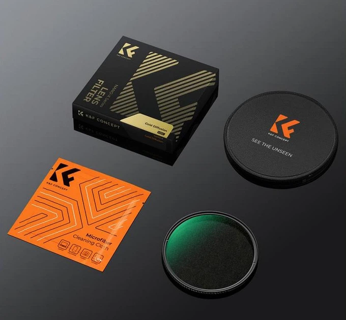 Фильтр Gold Diffusion K&F Concept 77mm kf01.3222v2 - изображение 2