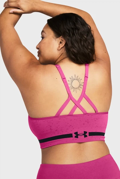 Жіночий спортивний топ UA Seamless Low Long Htr Bra Under Armour XS 1357232-686 - Фото 6 Жіночий спортивний топ UA Seamless Low Long Htr Bra Under Armour XS 1357232-686 - зображення 6