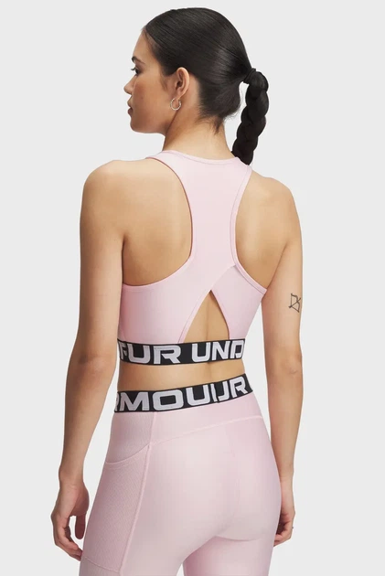 Жіночий рожевий топ HeatGear Rib Tank Under Armour L 1388694-647 - Фото 2 Жіночий рожевий топ HeatGear Rib Tank Under Armour L 1388694-647 - изображение 2