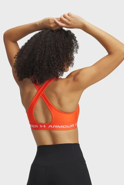 Жіночий помаранчевий топ Crossback Mid Bra Under Armour XL 1361034-847 - изображение 7
