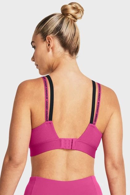 Жіночий рожевий топ UA Infinity Mid 2.0 Rib Bra Under Armour XL D-DD 1385433-686 - Фото 2 Жіночий рожевий топ UA Infinity Mid 2.0 Rib Bra Under Armour XL D-DD 1385433-686 - изображение 2