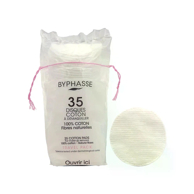 Диски для зняття макіяжу Byphasse Cotton Pads 35 шт - зображення 2