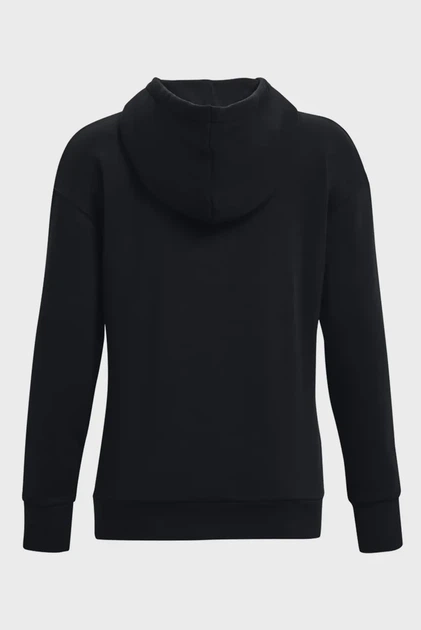 Жіноче чорне худі Essential Fleece Hoodie Under Armour L 1373033-001 - Фото 6 Жіноче чорне худі Essential Fleece Hoodie Under Armour L 1373033-001 - изображение 6